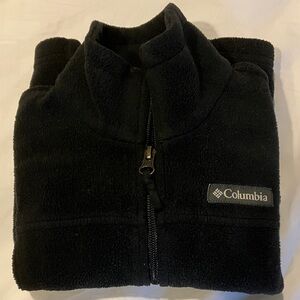 Columbia Midnight Black Fleece Teddy Jacket